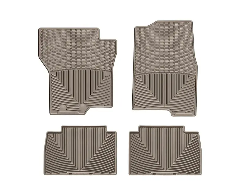Wt Rubber Mats - Rear - Tan 1