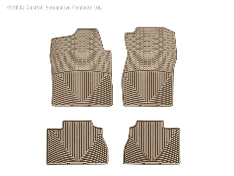 Wt Rubber Mats - Rear - Tan 1