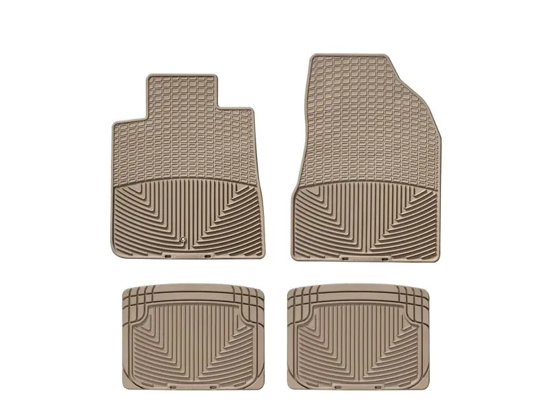 Wt Rubber Mats - Rear - Tan 1
