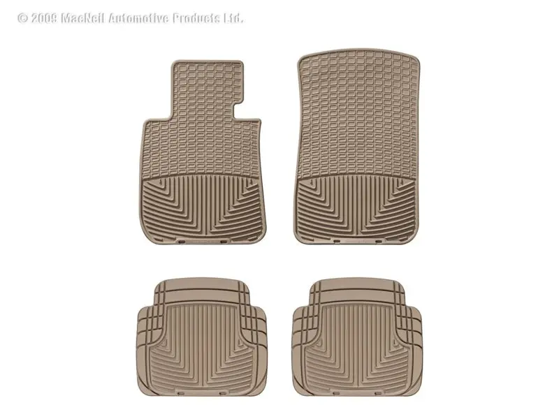 Wt Rubber Mats - Rear - Tan 1