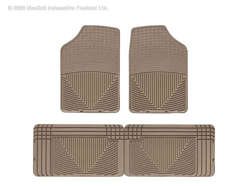 Wt Rubber Mats - Rear - Tan 2
