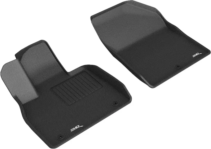 3D Maxpider Black All-Weather Floor Mat – First Row Fit For 2020 Hyundai Palisade Kagu 1