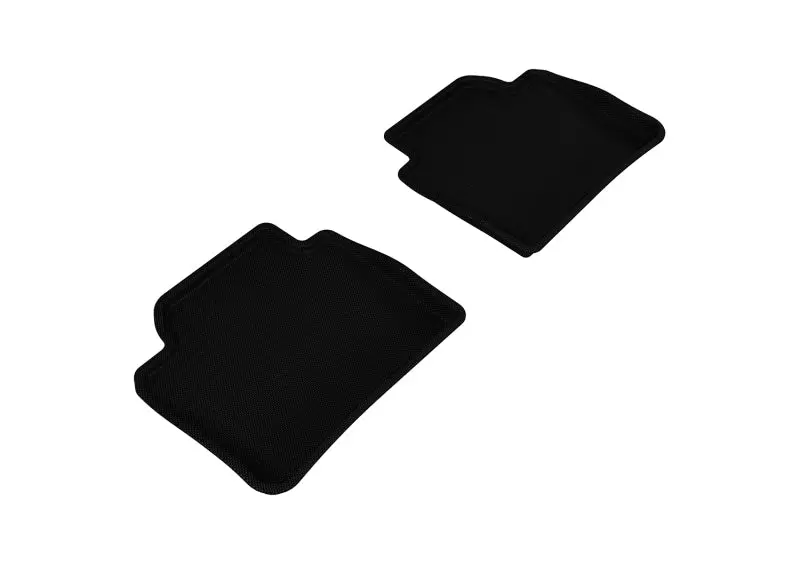 3D Maxpider Custom Fit Floor Mats For 2012–2020 Bmw 3 & 4 Series Gran Coupe (F30/F36) – Second-Row Kagu Style, Black 1