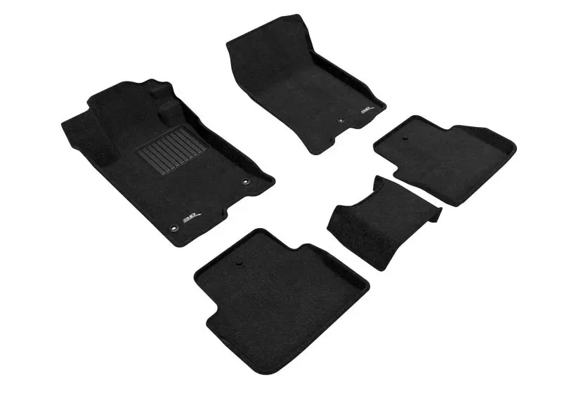 3D Maxpider Custom Floor Liners For 2015–2020 Acura Tlx Fwd – Elegant Black, R1/R2 Edition 1