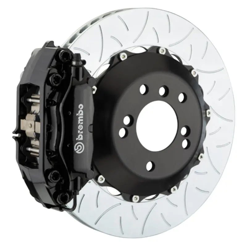 Brembo Gt Big Brake Kit For 1997–2004 Porsche Boxster S (986) – Rear 4-Piston Calipers, 345X28Mm Two-Piece Slotted Rotors 1