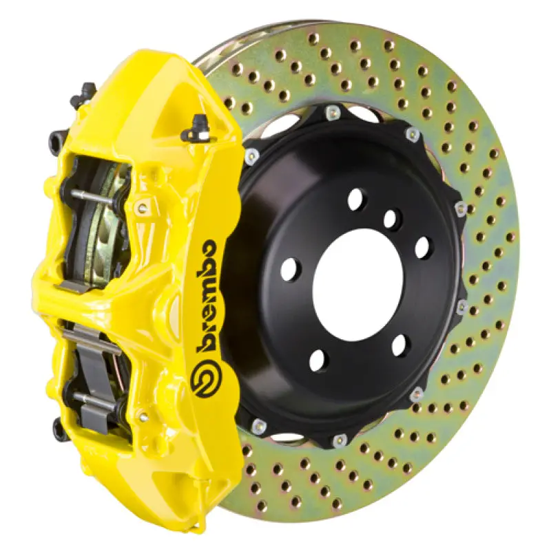 Brembo Gt Big Brake Kit – Front, 380X32Mm Drilled Two-Piece Rotors, 6-Piston Calipers For 2005–2011 Porsche 997 C2S / C2 Gts 1