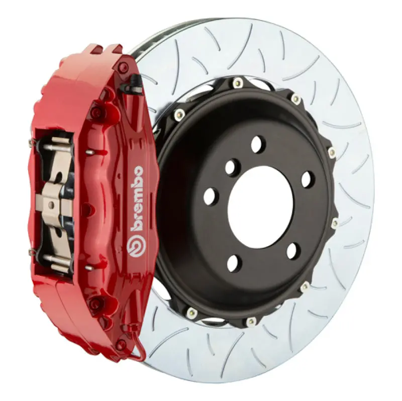 Brembo Gt Big Brake Kit – Front, 6-Piston Calipers, 355X32Mm Slotted 2-Piece Rotors (Red) For 2001–2002 Dodge Viper Rt/10 & Gts 1