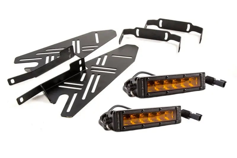 Diode Dynamics Ss Fog Light Kit For 2017–2019 Ford Raptor – 6-Inch Amber Driving Lights 1