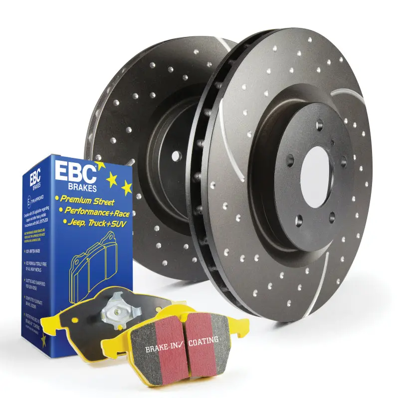 Ebc S5 High-Performance Brake Kit – Yellowstuff Pads + Gd Grooved Rotors 2