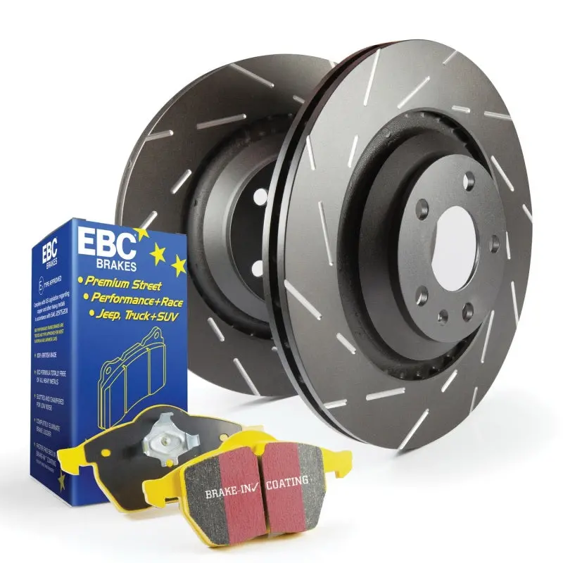 Ebc S9 High-Performance Brake Kit – Yellowstuff Pads Paired With Usr Drilled & Slotted Rotors 1