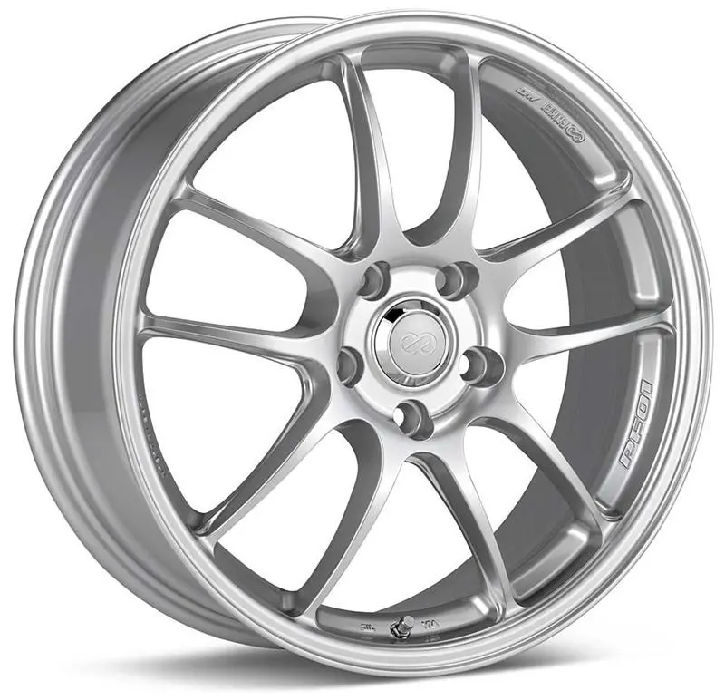 Enkei Pf01 18X9 5X114.3 45Mm Offset Silver Wheel 1