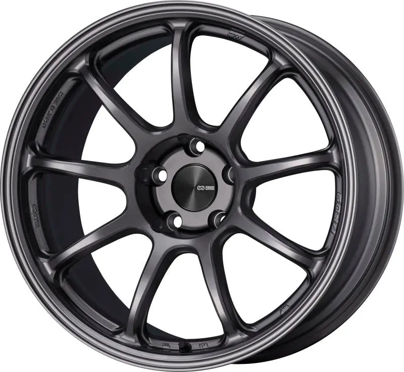 Enkei Pf09 Alloy Wheel – 17×9", 5×114.3, +45Mm Offset, 75Mm Centerbore, Dark Silver 1