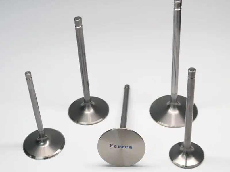 Ferrea Chevy/Chry/Ford Sb 1.65In 11/32In 5.55In 25 Deg Tulip +.600 Ti Comp Exhaust Valve - Set Of 8 2