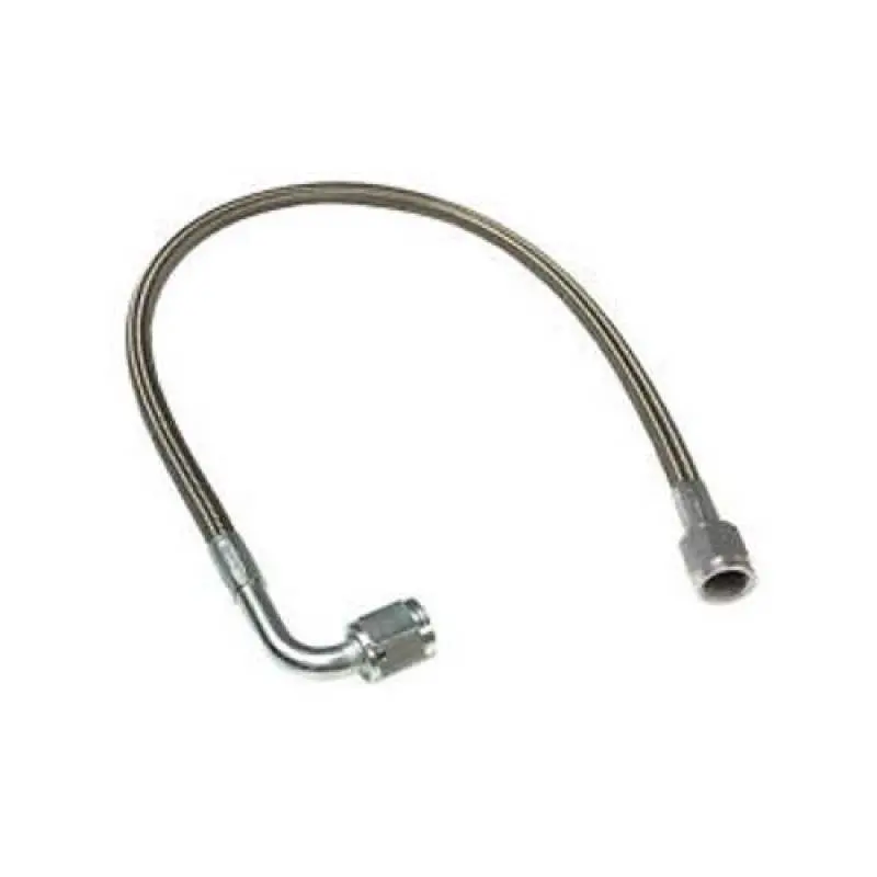 Fragola Ptfe Braided Hose Assembly – -4An Straight-To-90° Fitting, 30-Inch Length 1