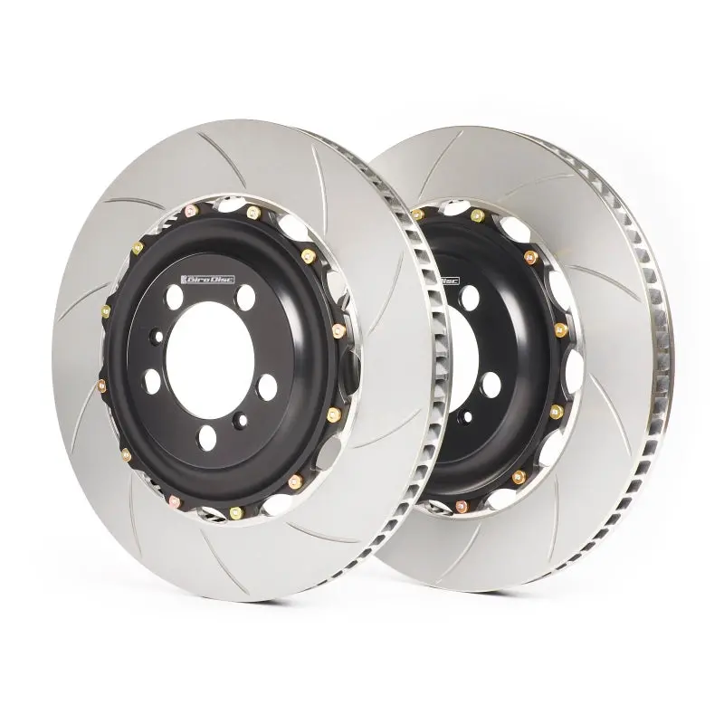 Girodisc Porsche 911 Carrera (991.2) W/Pccb (Iron Rotor Pad Shape) Slotted Rear Rotors 1