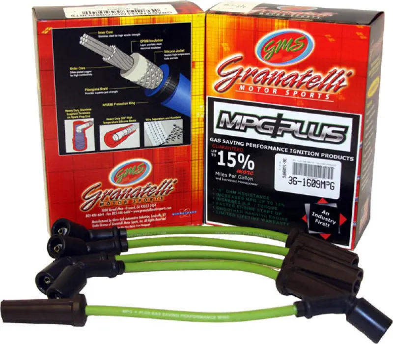 Granatelli Mpg Plus Ignition Wire Set For 1992–1995 Ford F-Series, Pickup, And Bronco V8 5.8L 1