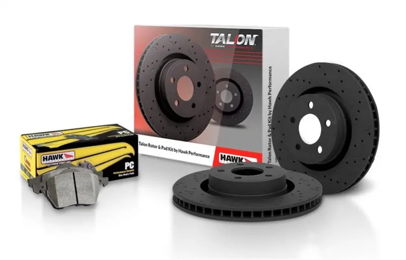 Hawk Performance Talon Series Brake Rotors – Precision-Machined, High-Strength Cast Iron Discs 2