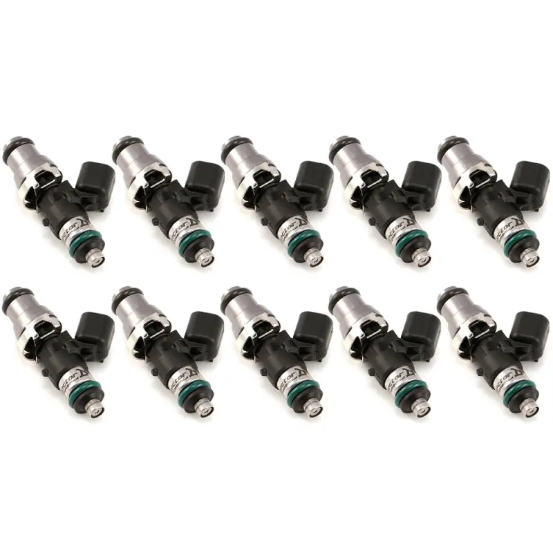 Injector Dynamics Id1050X High-Flow Fuel Injectors – 14Mm Body, Grey Housing, Top-Mount Adaptor, Sold In Sets Of 10 1