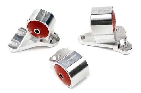 Innovative Billet Aluminum Engine Mount Kit For 1990–1993 Acura Integra Gs-R – Includes 60A Durometer Bushings & Cable Bracket 1