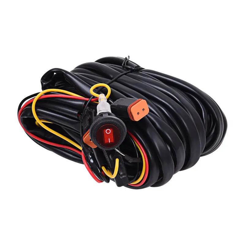 Kc Hilites Dual-Light Wiring Harness Featuring 2-Pin Deutsch Connectors – 110W Max Combined Output 1
