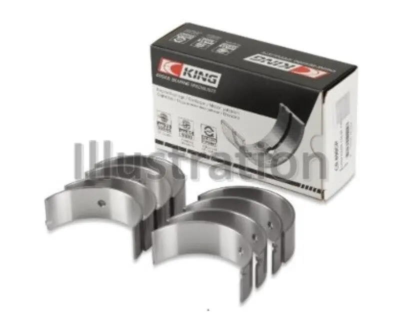 King Engine Bearings Connecting Rod Set — +0.50Mm Oversize For Hyundai G4Ed/G4Ae/G4Ek/G4Fk Engines 1