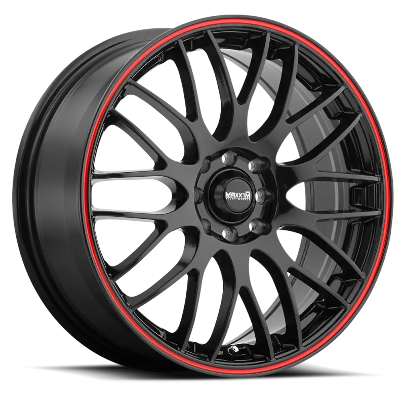 Konig Oversteer Gloss Black Alloy Wheel: 16X7.5 Inches, 5X108 Bolt Pattern, Et45 Offset 1