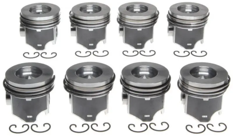 Mahle Oe Piston Set For Ford 7.3L Power Stroke (T444E/Ihc) – .040" Overbore, 8-Piece 1