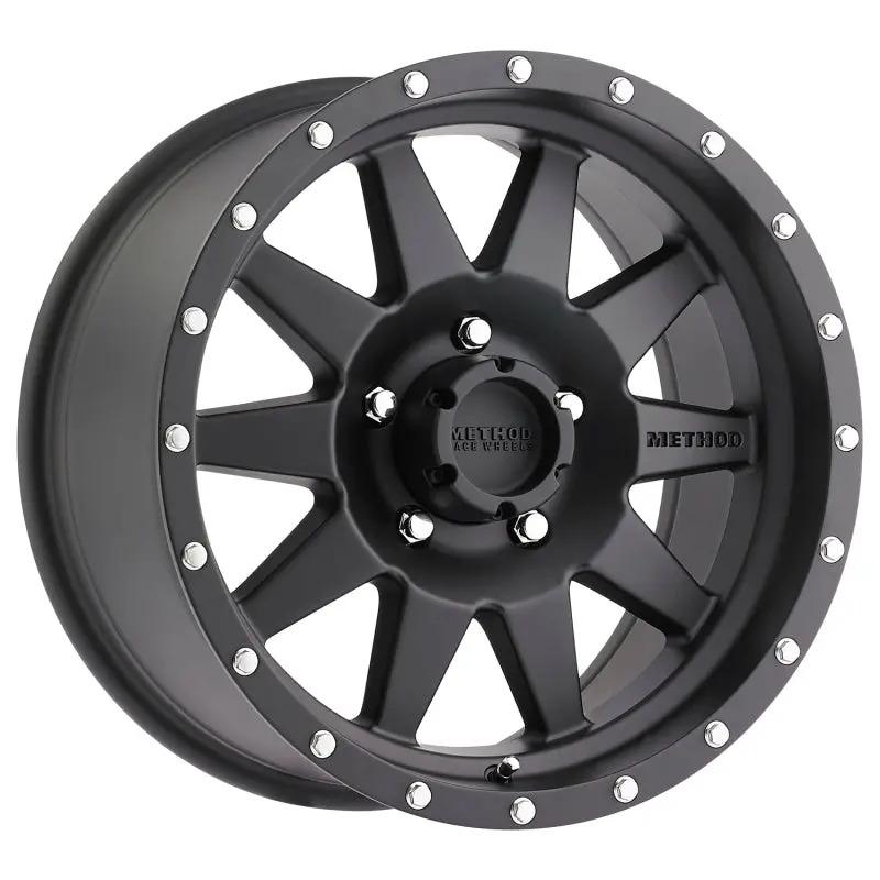 Method Mr301 Matte Black Off-Road Wheel: 16X8 Inches, Zero Offset, 5X4.5 Bolt Pattern, 83Mm Center Bore 1