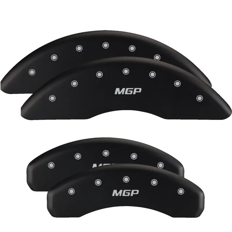 Mgp Engraved 4-Piston Caliper Covers For Chevrolet Camaro Gen 5 – Front & Rear, Red Finish With Silver Accent 2