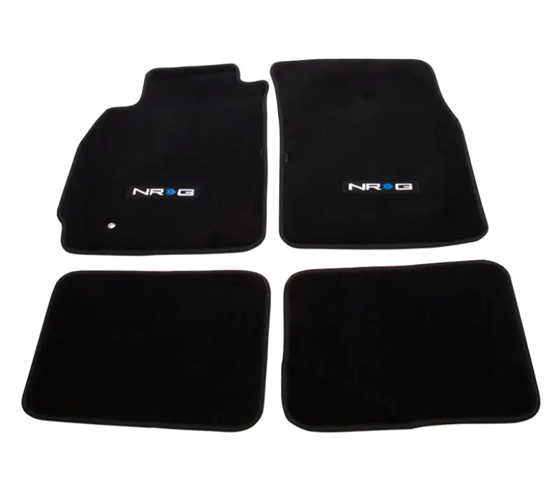 Nrg Custom Floor Mat Set – 4-Piece With Logo For 2003–2005 Mitsubishi Evo Viii 1