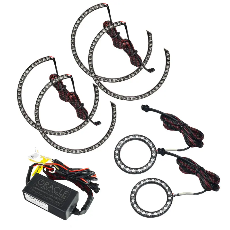 Oracle Dynamic Halo Headlight Kit For 2015–2023 Dodge Challenger – Surface-Mount Design With Warranty Coverage 1