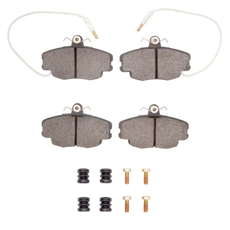 R1 Semi-Metallic Front Brake Pad & Hardware Kit For 1981–1985 Renault Fuego 1