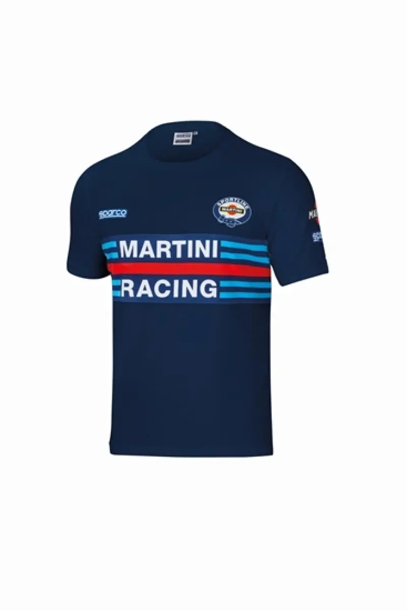 Sparco Martini Racing Heritage Racing Shirt – Navy, Extra-Small Fit 1