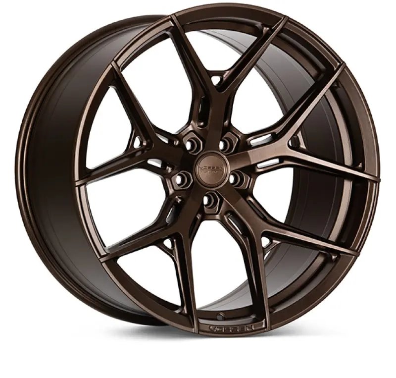 Vossen Hf-5 Forged Alloy Wheel – 19X9.5", 5X112, Et35, 66.56Mm Cb, Satin Bronze Finish 1