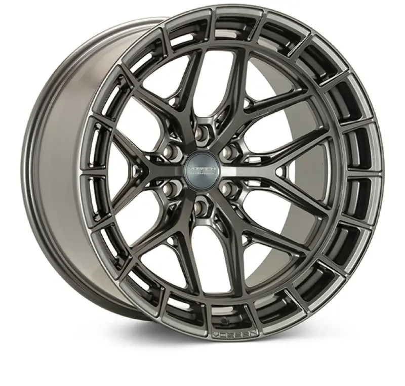 Vossen Hfx-1 Matte Gunmetal Forged Wheel: 24X12 Inches, 8X170 Bolt Pattern, Et-44 Offset, 125.1Mm Center Bore 1