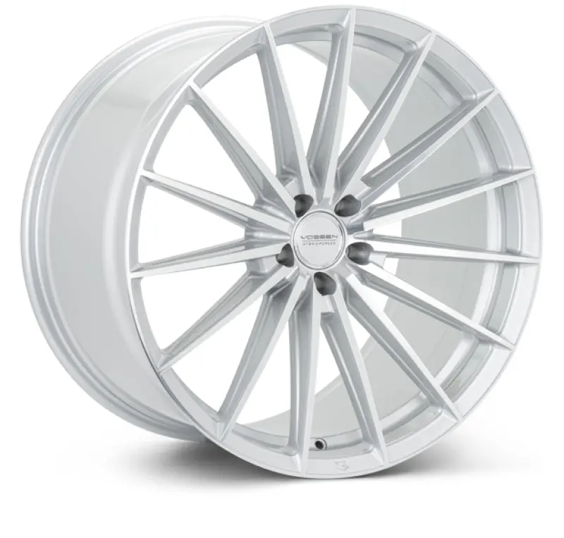 Vossen Hfx-4 Forged Alloy Wheel – 21X9", 5X120 Bolt Pattern, 30Mm Offset, Silver Polished Finish 1