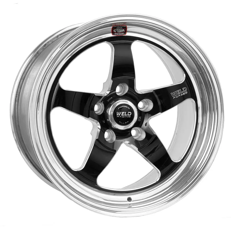 Weld Racing S71 Black Anodized Wheel – 17X10″, 5X4.75″ Bolt Pattern, 6.4″ Backspace, Low-Pad Finish (Non-Beadlock) 1