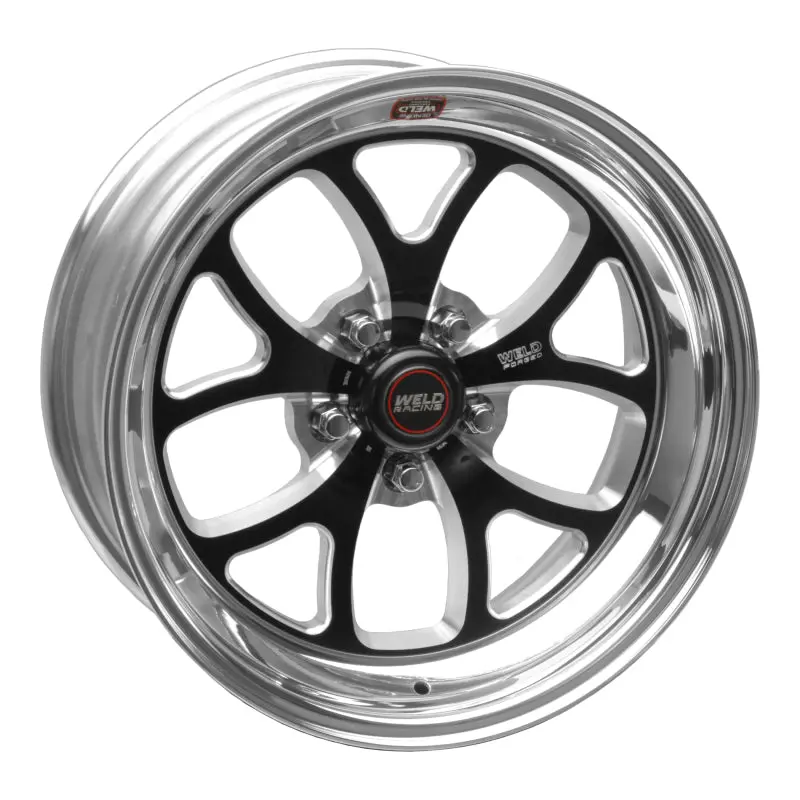 Weld S76 17X9 Inch Black Low-Pad Wheel – 5X4.5 Bolt Pattern, 5.4-Inch Backspace (Non-Beadlock) 1