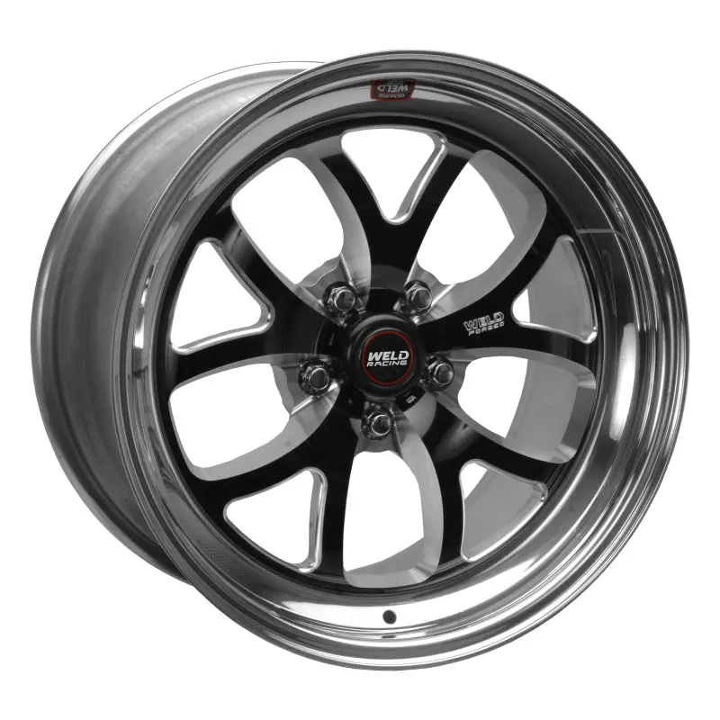 Weld S76 18X9 / 5X4.75 Bp / 6.7In. Bs Black Wheel (Medium Pad) - Non-Beadlock 1