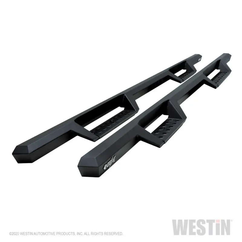 Westin Hdx Drop Step Nerf Bars For 2004–2013 Chevrolet Silverado 1500 Crew Cab – Textured Black Powder Coat 1